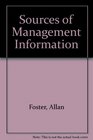 Sources of Management Information