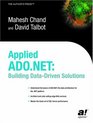 Applied ADONET Building DataDriven Solutions