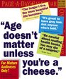 Age Doesn't Matter Unless You're A Cheese Calendar 2007