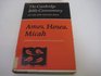 The Books of Amos Hosea Micah