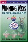 Winning Ways for Your Mathematical Plays Vol 3