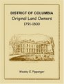District of Columbia Original Land Owners 17911800