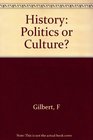 History Politics or Culture  Reflections on Ranke and Burckhardt