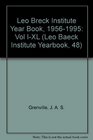 Leo Baeck Institute Year Book Volumes IXl