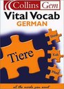 German Vital Vocab