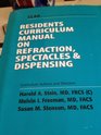 Residents curriculum manual on refraction spectacles  dispensing