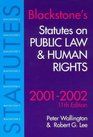 Blackstone's Statutes on Public Law and Human Rights