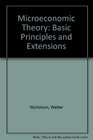 Microeconomic Theory Basic Principles and Extensions