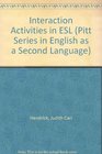 Interaction Activities in Esl