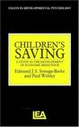 Children's Saving Studies In The Development Of Economic Behaviour