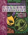 College Keyboarding COREL 2000 Complete Course Text w/Template Disk Lessons 1180