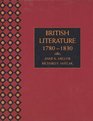 British Literature 1780 to 1830 Paperback Version