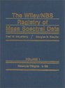 Wiley/NBS Registry of Mass Spectral Data V1