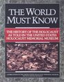 The World Must Know The History of the Holocaust Memorial Museum
