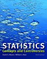 Statistics Concepts and Controversies