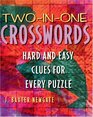 TwoInOne Crosswords Hard And Easy Clues For Every Puzzle