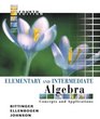 Elementary and Intermediate Algebra Concepts and Applications