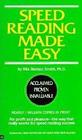 Speed Reading Made Easy