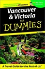 Frommers Vancouver  Victoria for Dummies