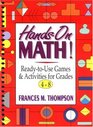 HandsOn Math ReadyToUse Games  Activities for Grades 48