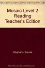Mosaic 2 Reading Teachers Manual