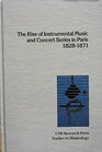 The rise of instrumental music and concert series in Paris 18281871