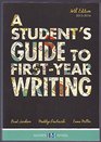 A Student's Guide to First Year Writing 20152016 36th Edition