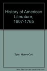 History of American Literature 16071765