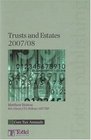 Trusts  Estates 200708 Core Tax Annual