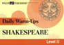Daily WarmUps Shakespeare
