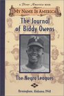 The Journal of Biddy Owens The Negro Leagues Birmingham Alabama 1948