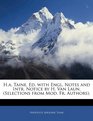 Ha Taine Ed with Engl Notes and Intr Notice by H Van Laun