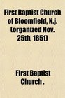 First Baptist Church of Bloomfield Nj