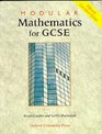 Modular Mathematics for GCSE National Curriculum Edition