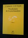 Vocabulaire de la Psychanalyse