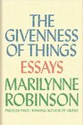 The Givenness Of Things