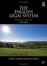 English Legal System Bundle The English Legal System 20142015