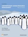 Contemporary Human Resource Management Text and Cases
