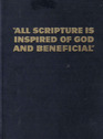 "All Scripture is Inspired of God and Beneficial"