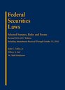 Federal Securities Laws Selected Statutes Rules and Forms