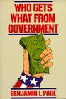 Who Gets What from Government