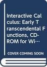 Interactive Calculus Early Transcendental Functions CDROM for Windows Complete Solutions Guide