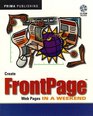 Create Frontpage Web Pages in a Weekend