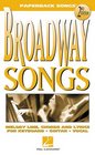 Broadway Songs  (Paperback Songs)