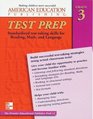 American Education Publishing Test Prep  Grade 3