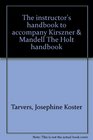 The instructor's handbook to accompany Kirszner  Mandell The Holt handbook