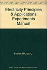 Experiments Manual for Electricity Principles  Apps w/ Student Data CDRom