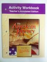 Activity Workbook Teacher's Annotated Edition The American Journey Glencoe McGraw Hill
