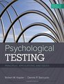 Psychological Testing Principles Applications and Issues