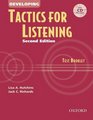 Developing Tactics for Listening Test Booklet with Audio CD